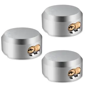 Gys240409 3 Buzzlett Pack Of Heavy Duty Hidden Shackle Padlocks With Keyed Alike Puck Locks Pu