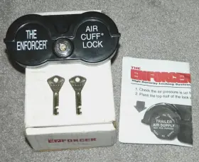 3030 Abloy The Enforcer Tractor Trailer Air Cuff Brake Lock W 2 Keys And Instructions