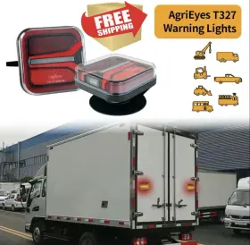 Ag-t327 Agrieyes Rechargeable Magnetic Halo Wireless Trailer Light Kit Agt327 Tow Lights