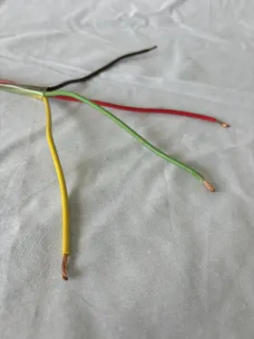 14-4j Amarican Wire Trailer Light Cable Wiring Harness 14-4 14 Gauge 4 Jacketed Clear Flexible