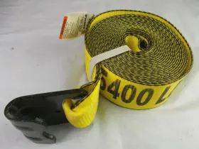 41660-10-27 Ancra Winch Strap With Flat Hook 3 Inch X 27ft Working Load Limit Of 5 400 Lbs
