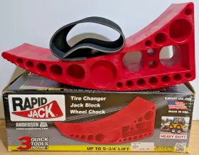 3620 Andersen Hitches Rapid Jack Tire Changer 5 Inch Lift Block And Chock New Open Box #3620