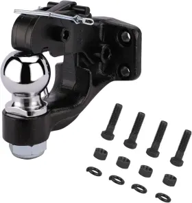 Aph003 Angcosy 10-ton Pintle Hook Trailer Hitches Receiver Combination 2-5/16 Inch