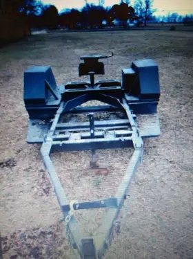 2338-842-2831 Anthony Company/military Trailer Camper Tow Dolly Used