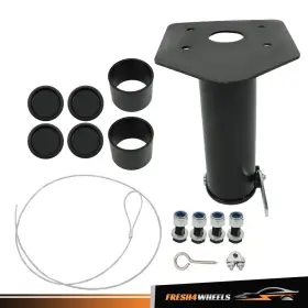 Fh3627680l Antoc Tool Black Adjustable 12 Inch 15 17 Forward Offset 5th Wheel Adapter Hitch To Gooseneck