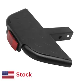 Atd-tp001 Autdour Universal Tow Hitch Step For 2inch Receivers Black Towing Bumper Guard Suvs