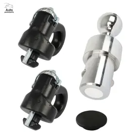 Aup2940681 Auto-perfectparts 60639 Puck System Gooseneck Ball And Safety Chain Anchor Kit 2-5/16 Inch