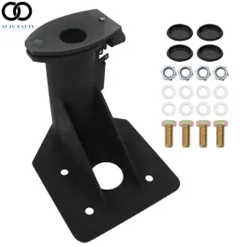 Apo183656 Autoooparts 12 Inch Fifth 5th Wheel Rv To Goose Neck Ball Adapter With 7 3/4 Forward Offset