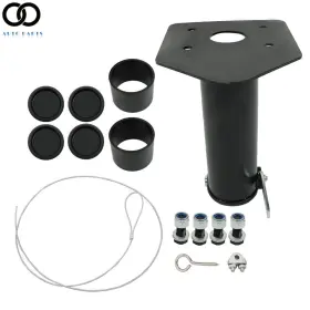 Apo183680 Autoooparts Adjustable 12 Inch 15 17 Forward Offset Fifth 5th Wheel Adapter Hitch To Gooseneck