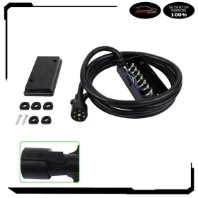 Add16073139r Autoutdoor 7 Way Rv Trailer Harness And Wired Junction Box 12ft