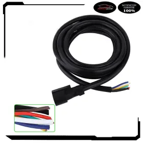 Add16075412r Autoutdoor 7 Way Trailer Light Plug Wire Harness Molded End 15 Ft Heavy Duty Rv Camper Cord