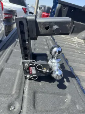 Bw20049b B&w-tow & Stow B&w Hitch 2.5 Inch Shank And Adjustable Tri-ball 7 Drop 7.5 Rise