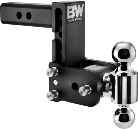 Ts10038b B&w Trailer Hitches Tow And Stow Adjustable Hitch Ball Mount - Fits 2 Inch