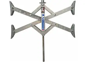 28014 Bal Rv Products X-chock X-tended Fit Stabilizer Single Lock Chock With Handle