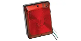 31-86-101 Bargman Tail Light Red Single With Stop/tail/turn - Black Base