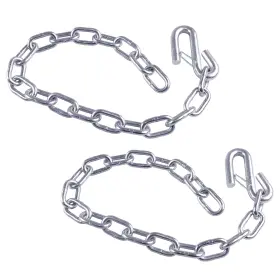 Ba-1bjy-sc-57 Bavekhak 2 Pcs 5/16 Inch X 27 Trailer Safety Chain 7000lbs Zinc Ba-1bjy-sc-57 Bavekhak 2 Pcs 5/16 Inch X 27 Trailer Safety Chain 7000lbs Zinc