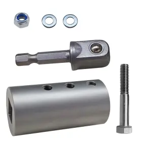Bdzmc-bc-290 Bdzmc Stainless Steel Trailer Jack Drill Adapter Electric Silver