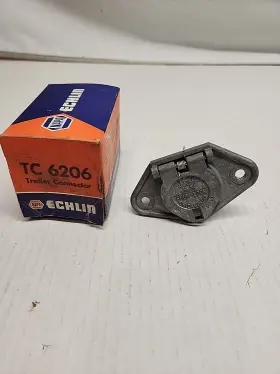 Tc-6206 Berg Mfg Co. Shur-lock 6 Pin Male Plug Trailer Boat Camper Chicago Ill Usa Napa 6206