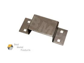 1000105 Best-metal-products Bmp 30 Bolt On Stake Bed Trailer Pockets 11ga Zinc Plated Steel