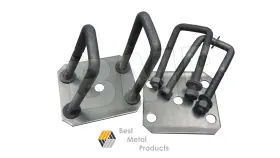 1000307 Best Metal Products Bmp 1 Boat Trailer Leave Spring Axle M14 U-bolt Kits
