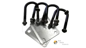 1000404 Best-metal-products Bmp 1000403 1 3 Inch U-bolt Kit 9/16 Dia 7 Length With Plates Nuts Washers Trailer Axle
