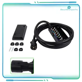 Be160sa39s731 Beurbestparts 7 Way Rv Trailer Harness And Wired Junction Box 12ft