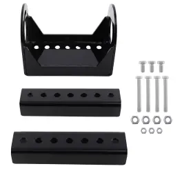 3taheo Bfo Rv Trailer Jack Mounting Bracket Kit For A-frame 3-bolt Pattern Steel