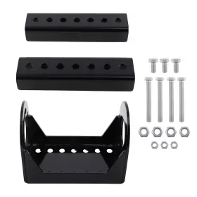 Adw8po Bfo Trailer Tongue Jack Mounting Kit Steel 3-bolt Pattern Side Mount Design