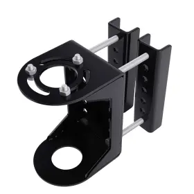 Dt2qp8 Bfo Trailer Stabilizer Jack Mounting Bracket Steel 3-bolt Pattern Black Powder Coat