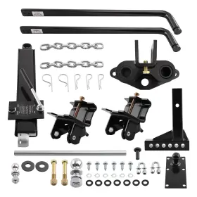 L5eojg Bfo Round Bar Weight Distribution Hitch 2-5/16 Inch Ball 10 000 Lbs For 2 Receiver Tube