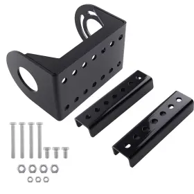 Mba08n Bfo Trailer Stabilizer Jack Mount Plate Kit 3-bolt Pattern Steel Construction