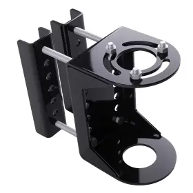 Sen03f Bfo A-frame Trailer Tongue Jack Mounting Bracket 3-bolt Steel Powder Coated