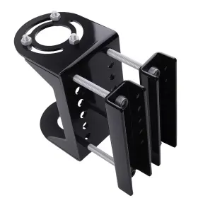 U97fsd Bfo Rv A-frame Jack Mounting Bracket Steel 3-bolt Pattern Black Powder Coated