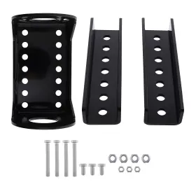 Zti681 Bfo Heavy Duty A-frame Jack Mount Bracket 3-bolt Pattern Powder Coated Steel