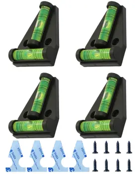 Bjd-tlv-4 Bigjade 4pcs Magnetic T Type Rv Levelers Leveling Small Black Yellow-green