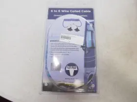 Bx8862 Blue Ox New 6-wire Coiled Electrical Cables - Rv Camper Towing Trailer