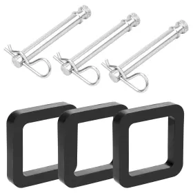 Ts35010 Bouyao Stainless Steel 3 Pack Hitch Pins Silencer Pads Silver
