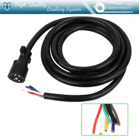 Bmp16075312it Brakemotorparts 7 Way Trailer Cord Wire Harness Light Plug Connector Molded Rv Cable 12 Ft
