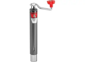 1701480317 Bulldog Round Trailer Jack No Mount 5k Topwind Weld-on 15 Inch Travel