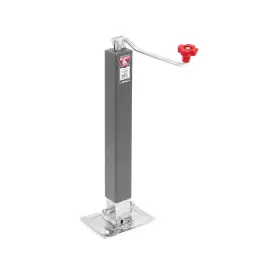 190704 Bulldog Square Trailer Jack 8 000 Lb Topwind Weld-on No Mount 15 Inch Travel