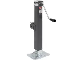 190758 Bulldog Square Trailer Jack Side Mount 8k Sidewind Weld-on 15 Inch Travel