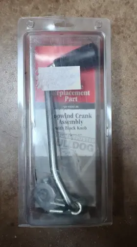 500148 Bulldog New Trailer Jack Accessory Topwind Crank Assembly With Bolt And Nut #500148