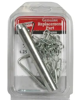 500232 Bulldog 5/8 Inch Pull Pin 4-1/4 Long With Chain For 190 Series Jacks