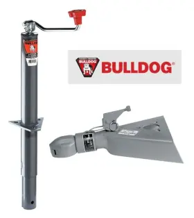 Btjc69 Bulldog 2k A-frame Trailer Jack With 12.5k Collar-lok Coupler For 2-5/16 Inch Ball New Btjc69 Bulldog 2k A-frame Trailer Jack With 12.5k Collar-lok Coupler For 2-5/16 Inch Ball New