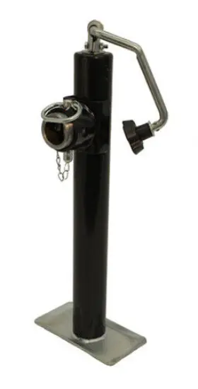 0091205 Buyers Products Top Wind Swivel Jack 2000 Pipe Mount 10 Travel