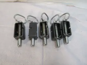 B2598lp Buyers Products Lot Of 5 Spring Latch 1 3/4 Inch Handle Lg Stainless Steel 5/8 In Bolt