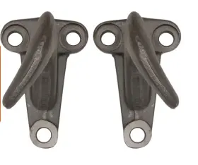 B2801c Buyers Products 3-hole Plain Finish Tow Hook
