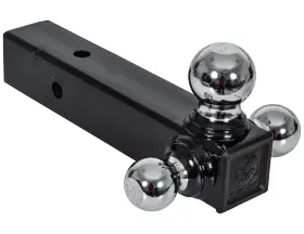 1802252 Buyers Products Company Tri-ball Hitch With Chrome Towing Balls - 2-1/2 Inch Receiver
