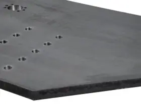 1809029 Buyers Products Company Fabricators Hitch Plate 1 X 34-1/2 22-1/2 Inch