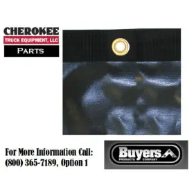 3011352 Buyers Products Company Solid Vinyl Replacement Tarp 7ft X 15ft
